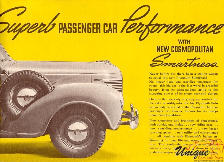 1939 Plymouth Wagon Foldout Page 2